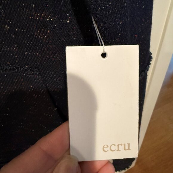 NWT Ecru Frayed Edge Jacket - Picture 2 of 3